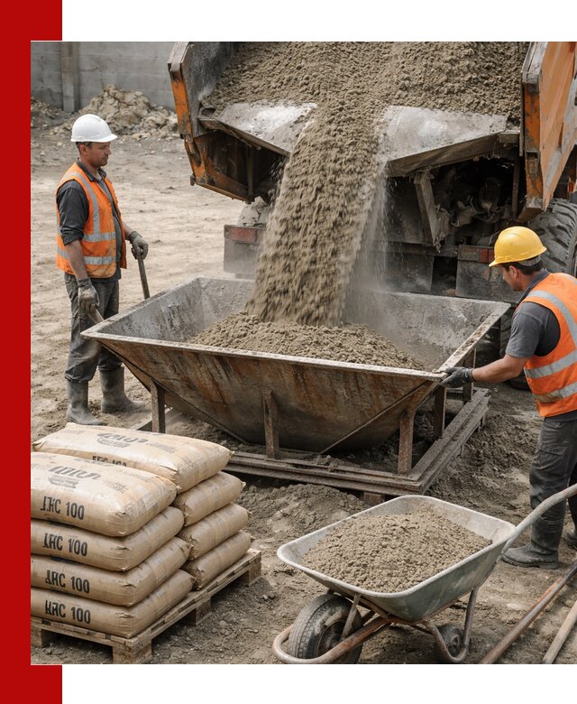 Доставка цементно-песчаной смеси М100 в Клинцах