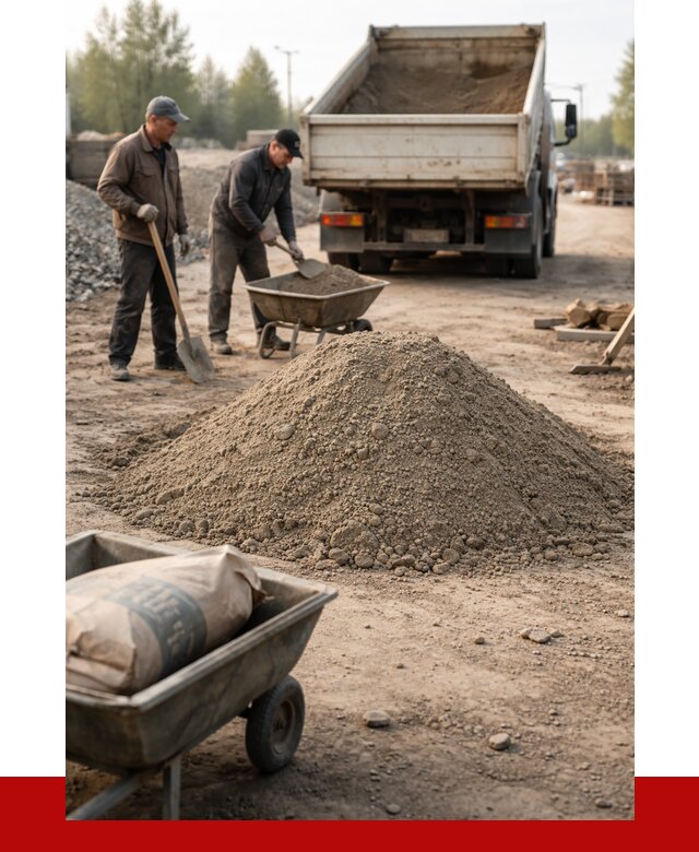 Цементно-песчаная смесь М150 в Клинцах от 4886 р. | ПРОНЕРУДКлы