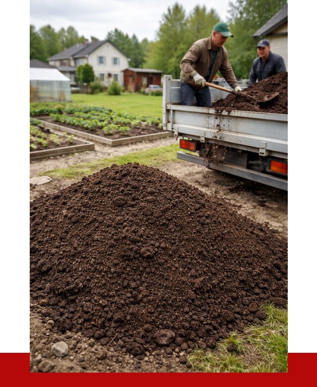 Плодородный грунт в Клинцах с доставкой от 4366 р. | ПРОНЕРУДКлы