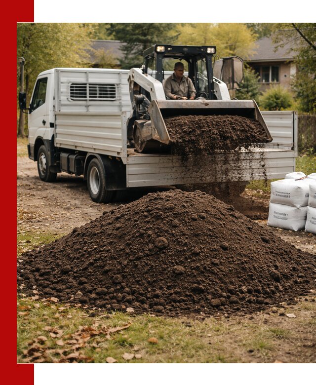 Доставка садовой земли в больших объёмах в Клинцах