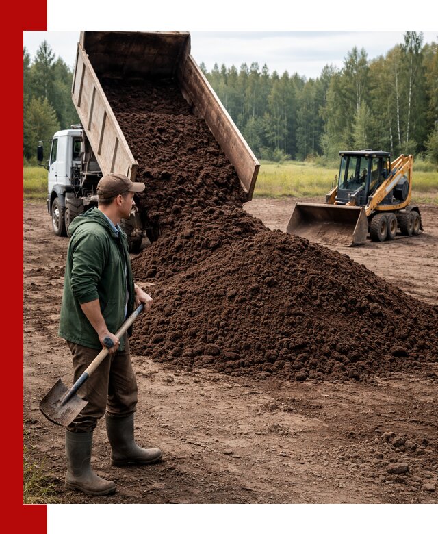 Купить верховой торф с доставкой в Клинцах для садоводства и растений