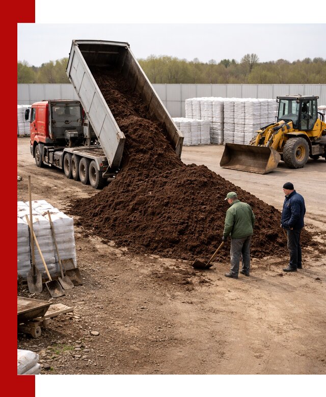 Доставка торфяных смесей оптом и в розницу в Клинцах