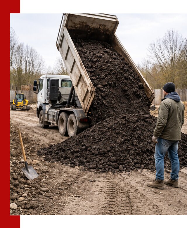 Доставка чернозема навалом в Клинцах быстро и выгодно