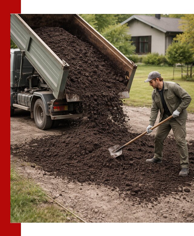 Чернозем для газона с доставкой в Клинцах быстро и качественно