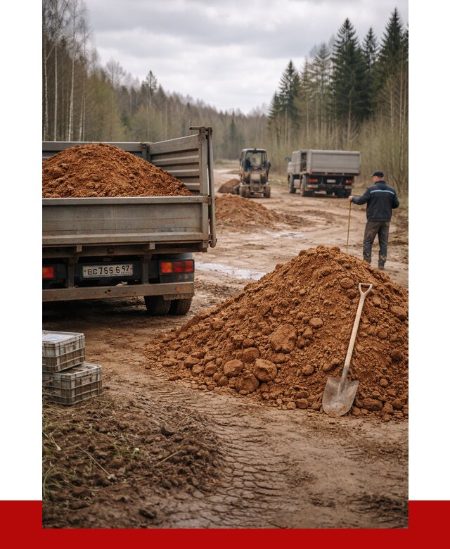Глина и суглинки в Клинцах от 4678 р. за куб | ПРОНЕРУДКлы