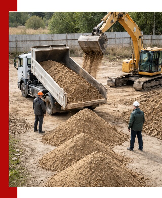 Доставка супеси вагонными и автопартиями в Клинцах