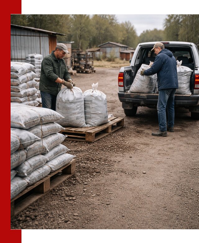 Купить конский навоз в мешках с доставкой в Клинцах