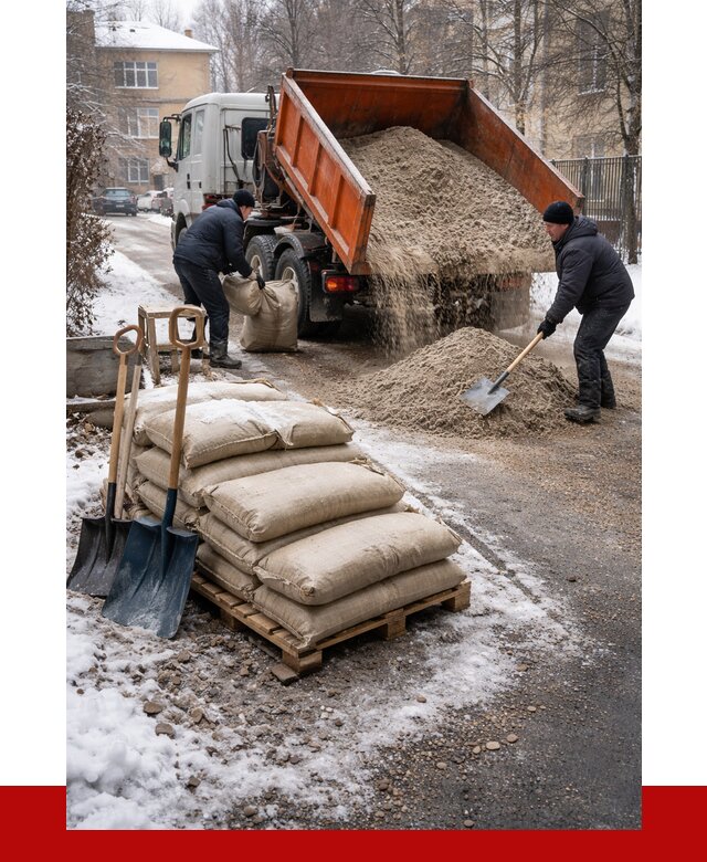 Противогололедные материалы оптом в Клинцах от 4366 р. | ПРОНЕРУДКлы