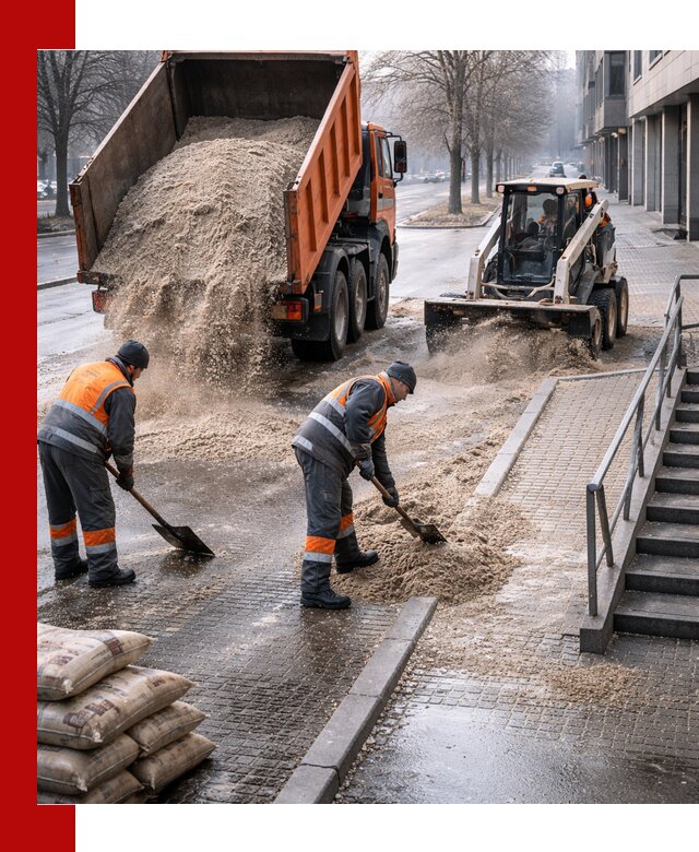 Поставка противогололедных материалов в Клинцах