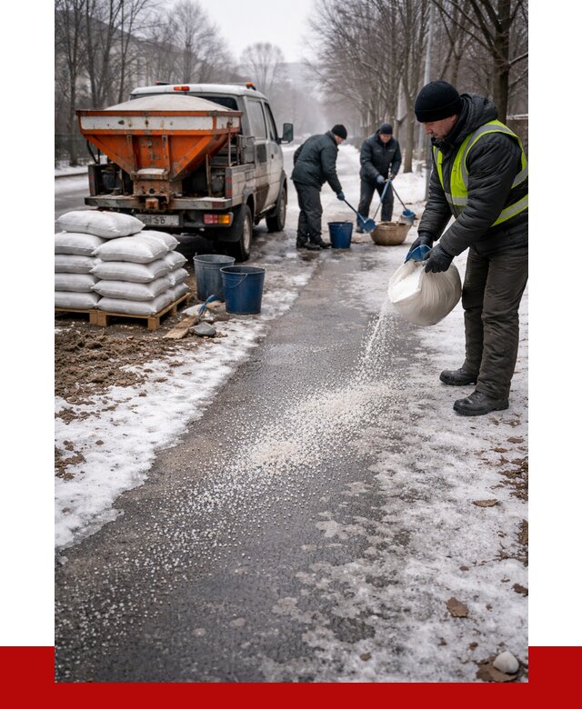 Реагент против гололеда в Клинцах с доставкой от 4678 р. | ПРОНЕРУДКлы