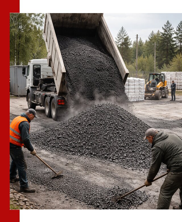 Доставка и продажа асфальтного гранулята в Клинцах