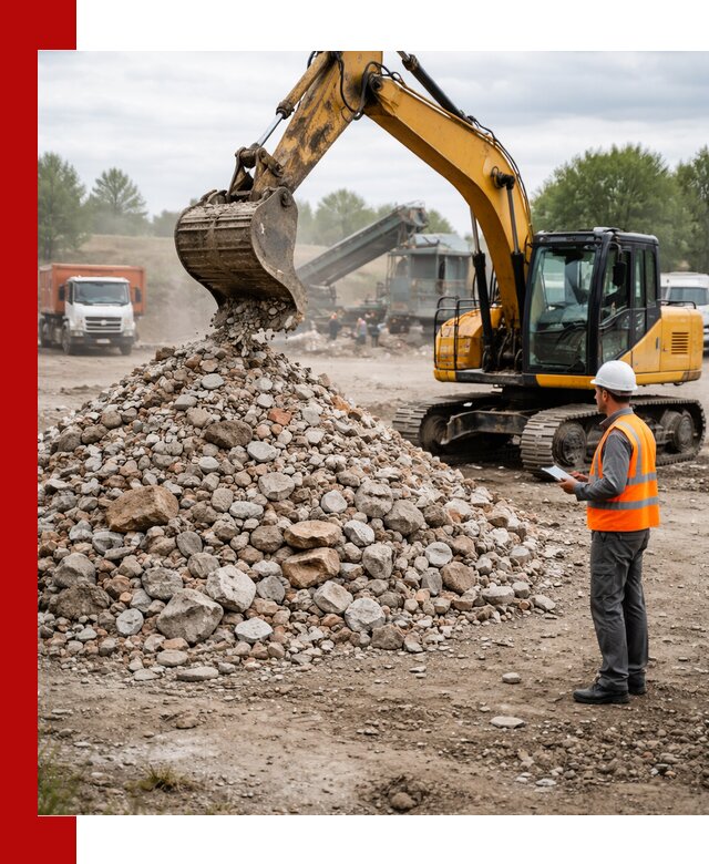 Доставка и вывоз строительного боя в Клинцах
