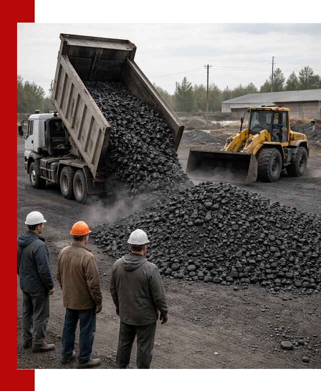 Доставка угля антрацита в Клинцах с самосвалами и погрузкой