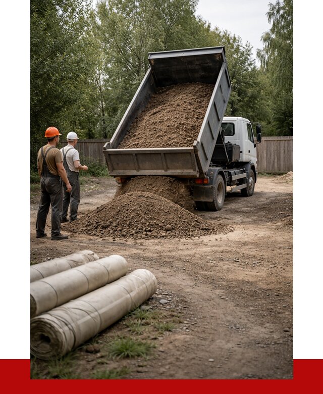 Доставка сыпучих материалов самосвалом в Клинцы от 4366 р. | ПРОНЕРУДКлы