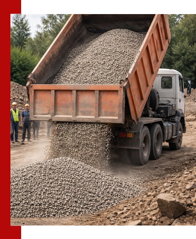 Доставка сыпучих материалов самосвалом в Клинцах быстро и надежно