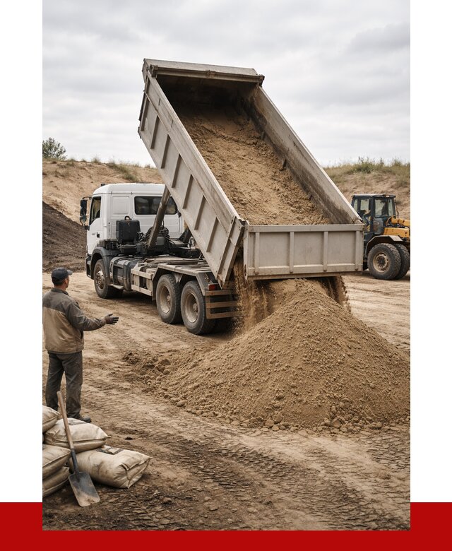 Доставка самосвалом 20 кубов в Клинцах от 7797 р. | ПРОНЕРУДКлы