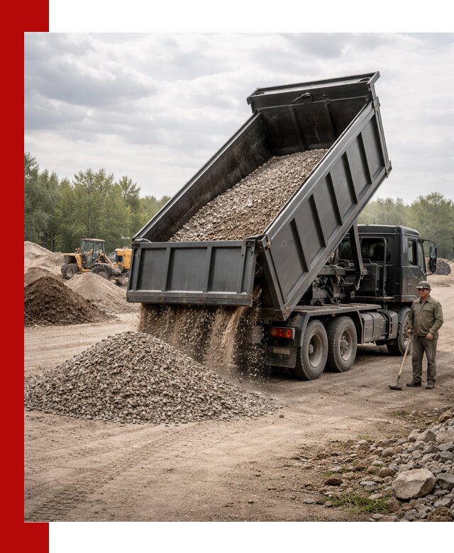 Доставка самосвалом 30 м3 по выгодным ценам в Клинцах