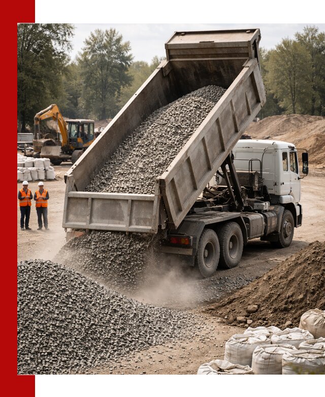 Аренда самосвала в Клинцах для доставки сыпучих и нерудных материалов