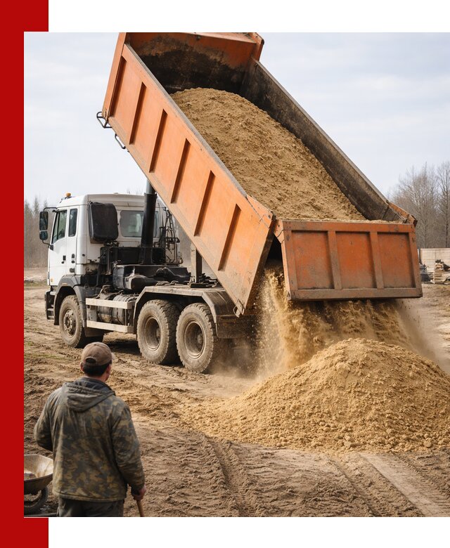 Аренда самосвала 20 тонн для перевозки грузов в Клинцах