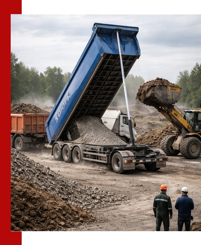 Аренда тонар 40 тонн в Клинцах с доставкой материалов