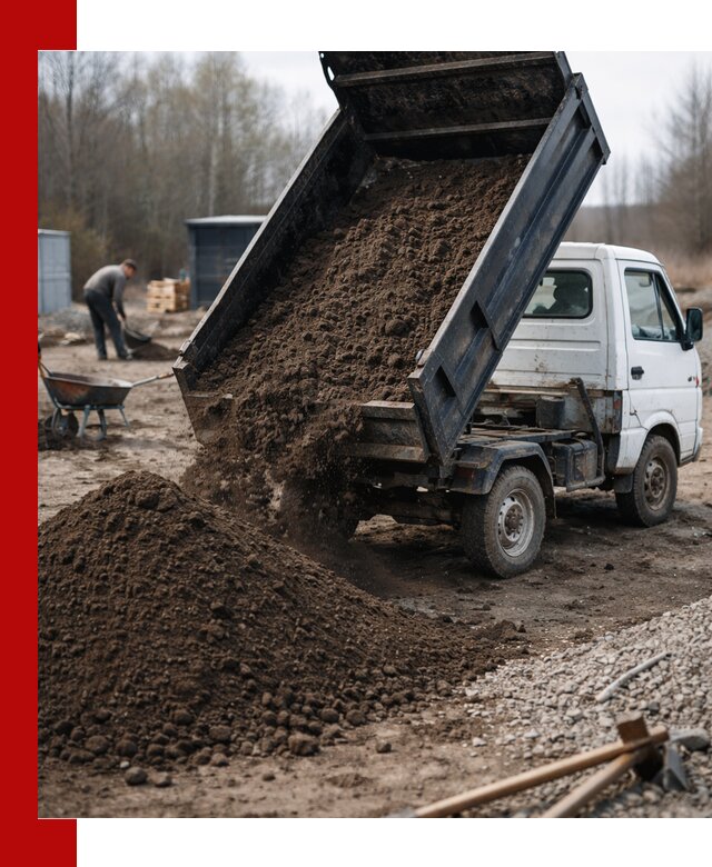 Аренда минисамосвала в Клинцах для доставки сыпучих материалов