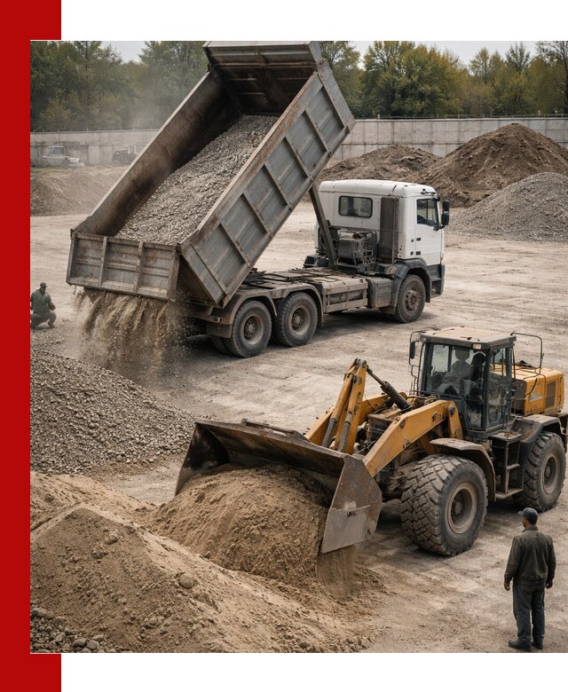 Перевозка сыпучих грузов самосвалами и бортовыми в Клинцах