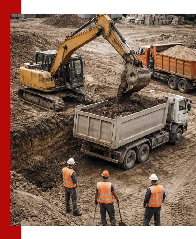 Разработка грунта для строительства и благоустройства в Клинцах